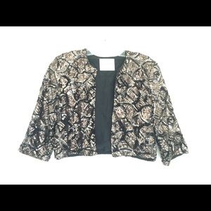 *Zara* Multicolor All Sequin Crop Jacket